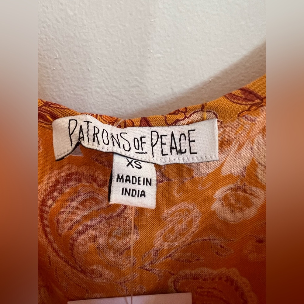 Patrons of Peace orange pants set - Picture 10 of 10